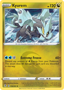 Kyurem #116 Evolving Skies