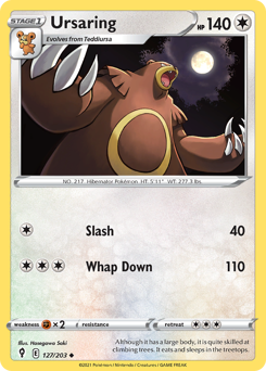 Ursaring #127 Evolving Skies