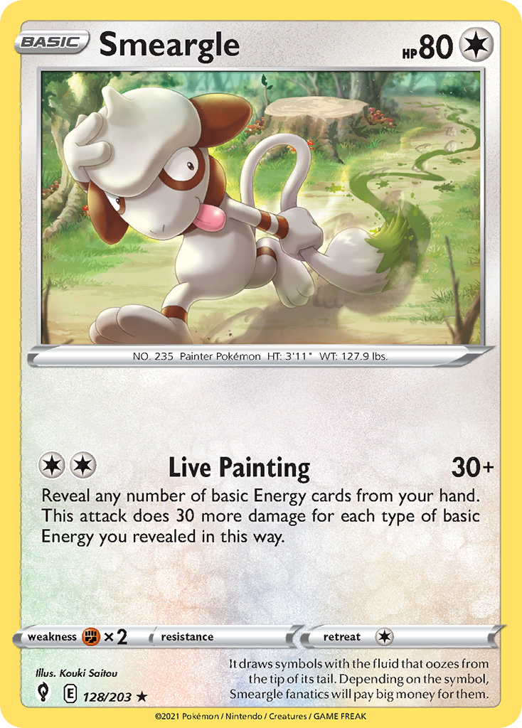 Smeargle #128 Evolving Skies