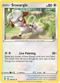 Smeargle #128 Evolving Skies