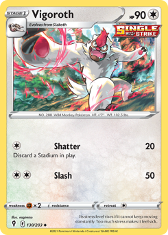 Vigoroth #130 Evolving Skies