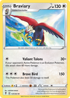 Braviary #137 Evolving Skies