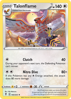 Talonflame #140 Evolving Skies