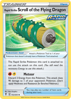 Rapid Strike Scroll of the Flying Dragon #153 Evolving Skies