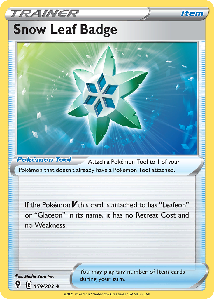 Snow Leaf Badge #159 Evolving Skies