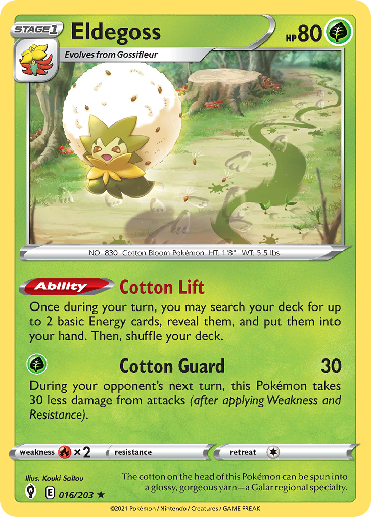 Eldegoss #16 Evolving Skies