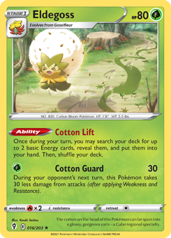 Eldegoss #16 Evolving Skies