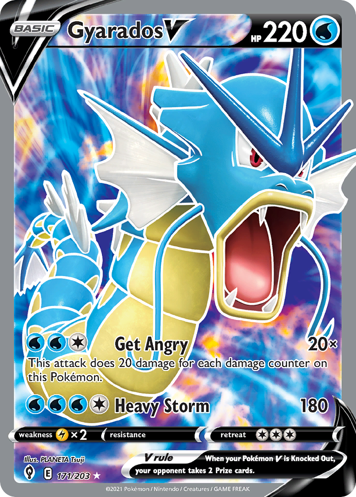 Gyarados V #171 Evolving Skies