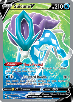 Suicune V #173 Evolving Skies