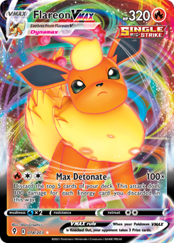 Flareon VMAX #18 Evolving Skies