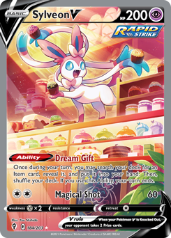 Sylveon V #184 Evolving Skies