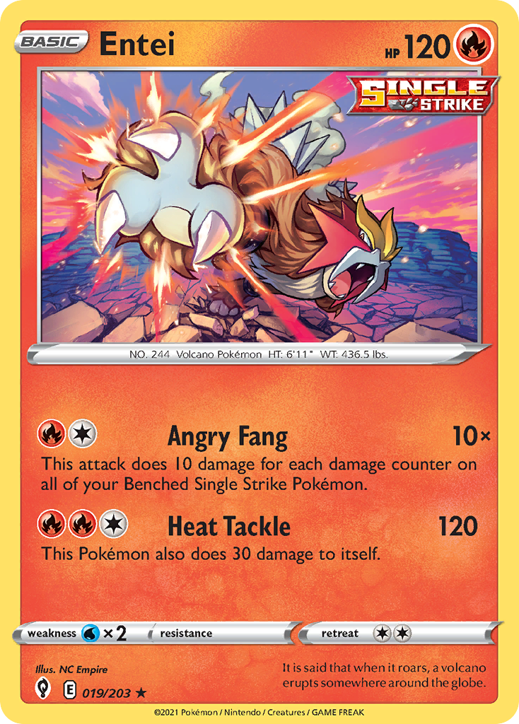 Entei #19 Evolving Skies
