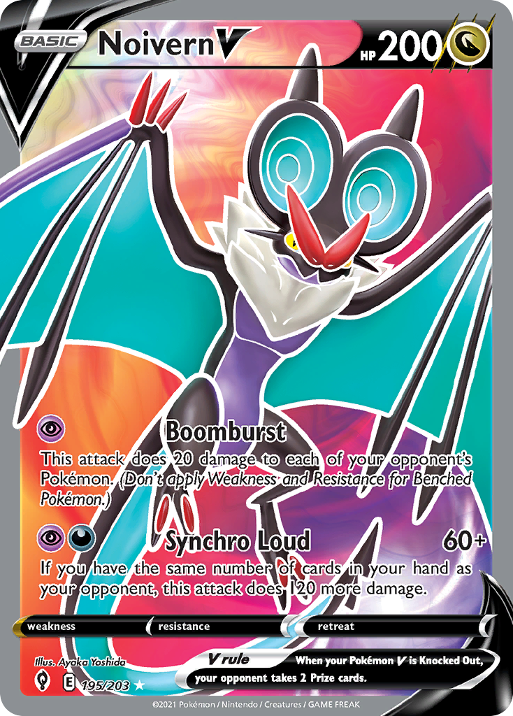 Noivern V #195 Evolving Skies