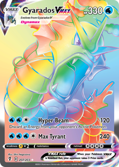 Gyarados VMAX #207 Evolving Skies