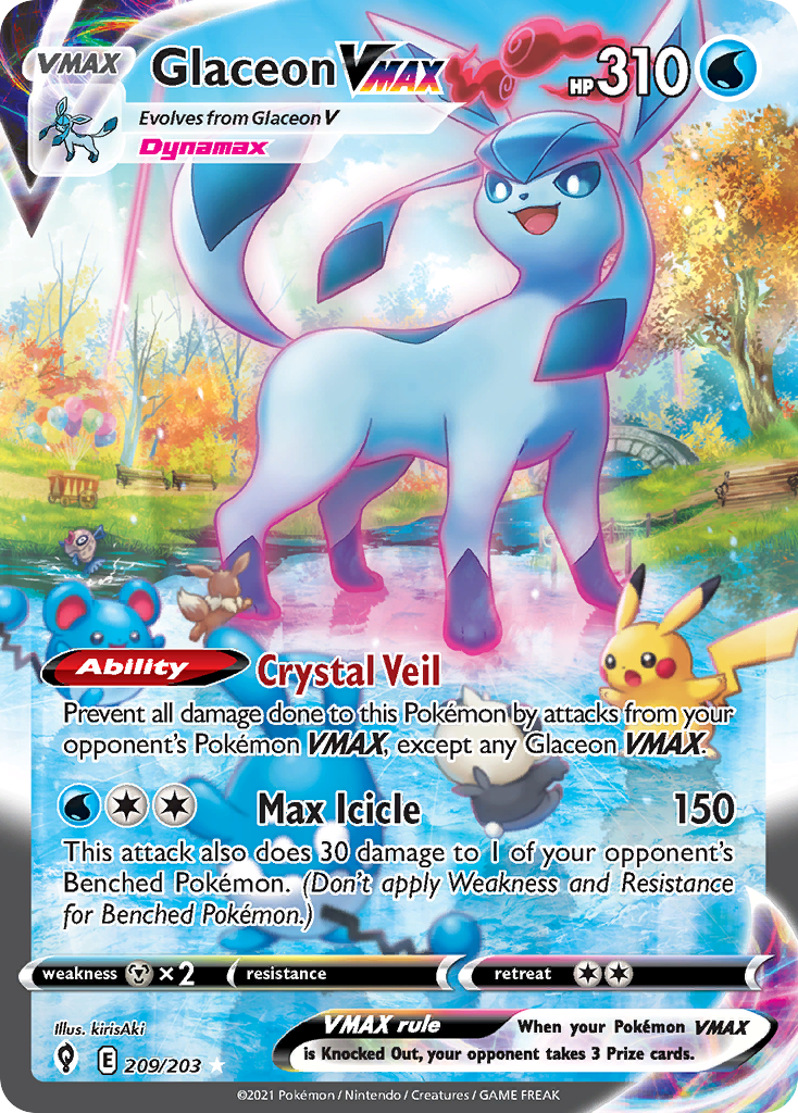 Glaceon VMAX #209 Evolving Skies