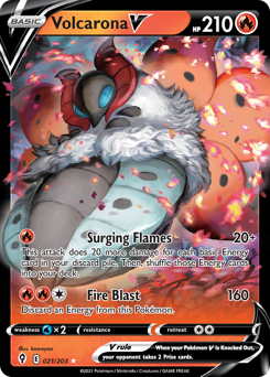 Volcarona V #21 Evolving Skies
