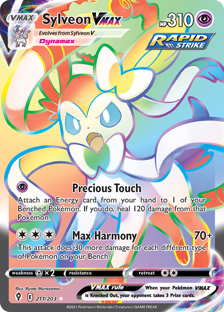 Sylveon VMAX #211 Evolving Skies