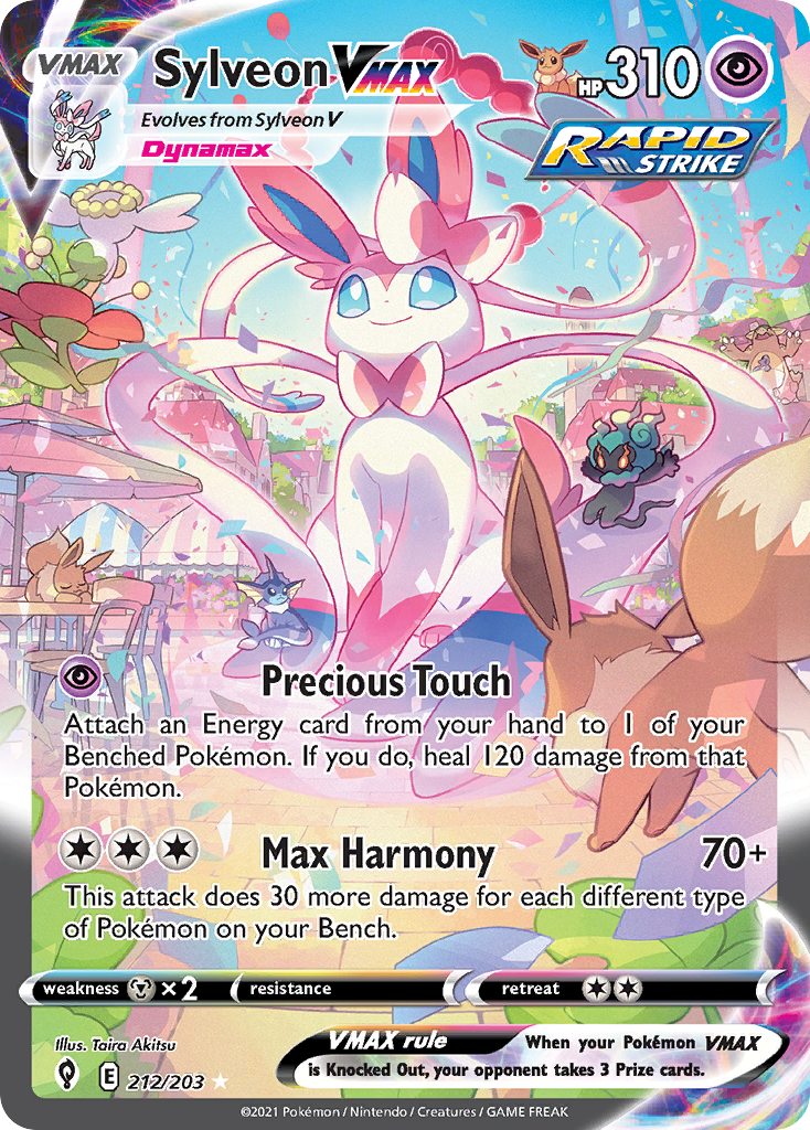 Sylveon VMAX #212 Evolving Skies