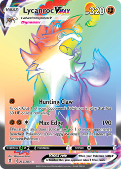 Lycanroc VMAX #213 PSA 10