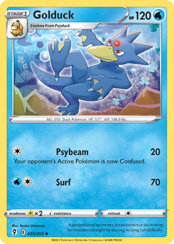 Golduck #25 Evolving Skies