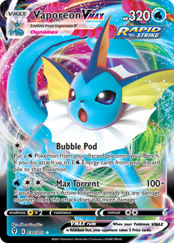 Vaporeon VMAX #30 Evolving Skies