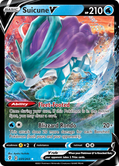 Suicune V #31 Evolving Skies
