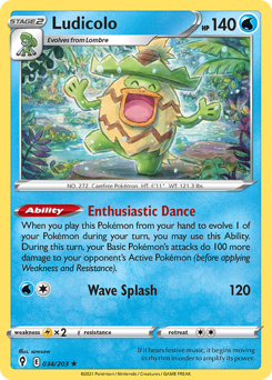 Ludicolo #34 Evolving Skies