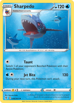 Sharpedo #36 Evolving Skies