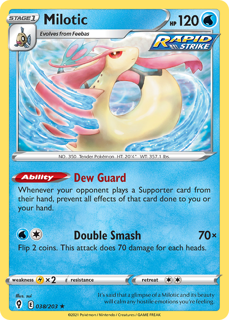 Milotic #38 Evolving Skies