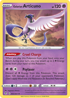 Galarian Articuno #63 Evolving Skies
