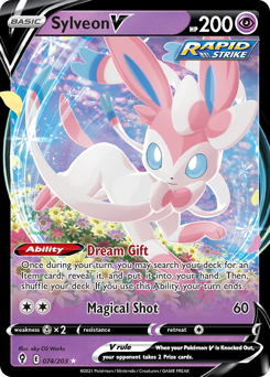 Sylveon V #74 Evolving Skies