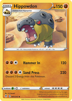 Hippowdon #85 Evolving Skies