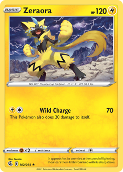 Zeraora Fusion Strike #102