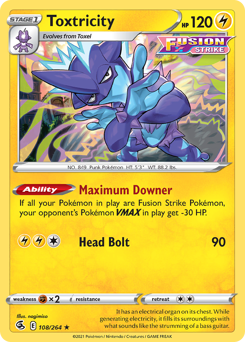 Toxtricity #108 Fusion Strike