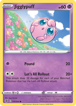 Jigglypuff #110 Fusion Strike