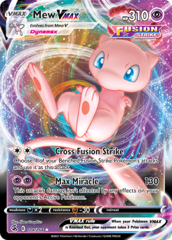 Mew VMAX #114 Fusion Strike