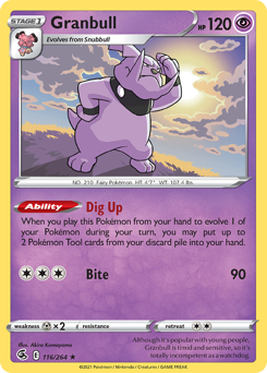 Granbull #116 Fusion Strike