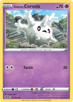 Galarian Corsola Fusion Strike #117