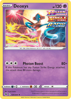 Deoxys #120 Fusion Strike