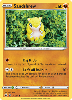 Sandshrew #131 Fusion Strike