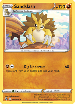 Sandslash #132 Fusion Strike