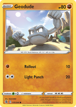 Geodude #135 Fusion Strike