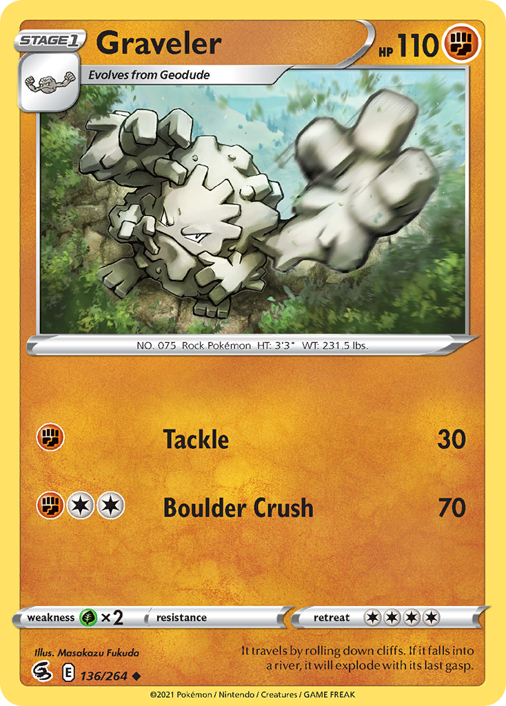 Graveler #136 Fusion Strike
