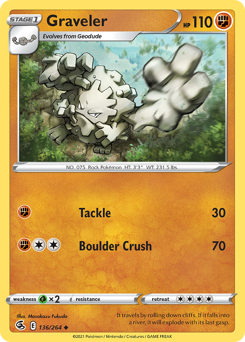 Graveler #136 Fusion Strike