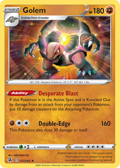 Golem #137 Fusion Strike