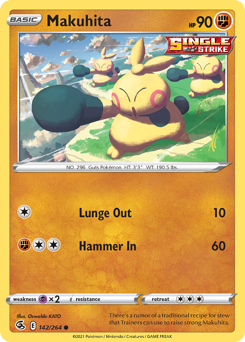 Makuhita #142 Fusion Strike