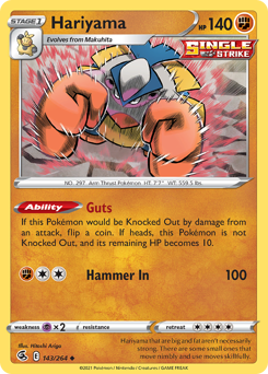 Hariyama #143 Fusion Strike