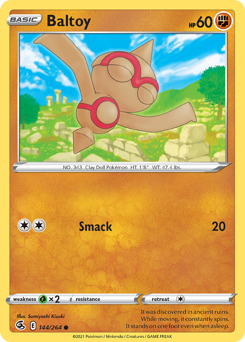 Baltoy #144 Fusion Strike