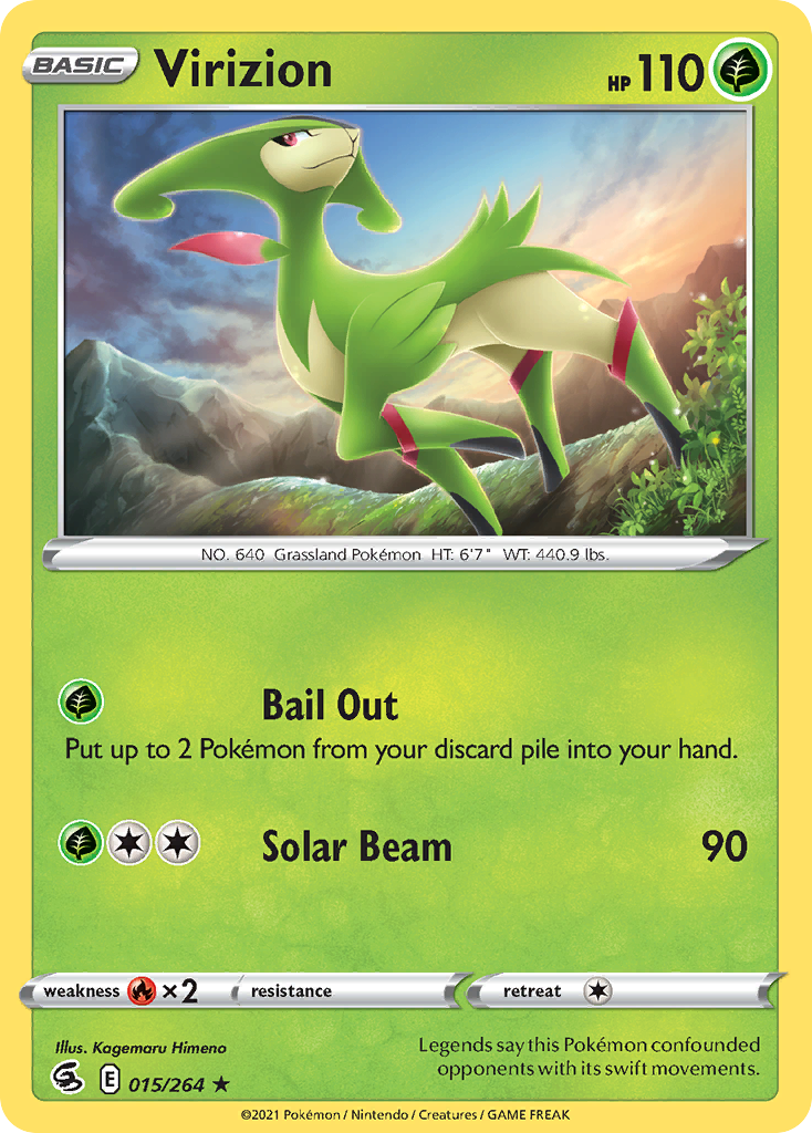 Virizion #15 Fusion Strike