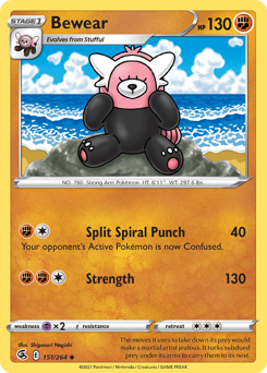 Bewear #151 Fusion Strike